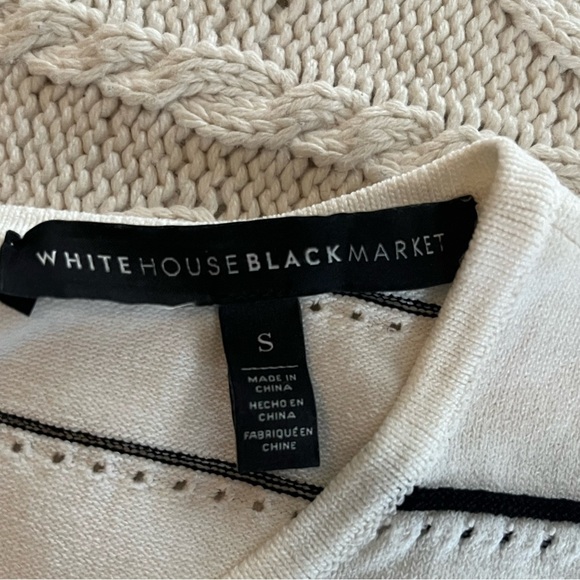 White House Black Market Sleeveless Mixed Media Women’s Size Small - Picture 10 of 12